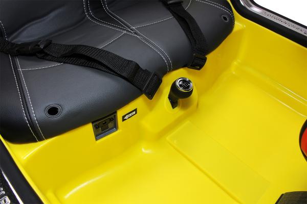 Kinder Elektroauto BMW Mini Beachcomber XXL Lizenziert 2 Personen Gelb - Elektro Auto Elektroauto Kinderauto